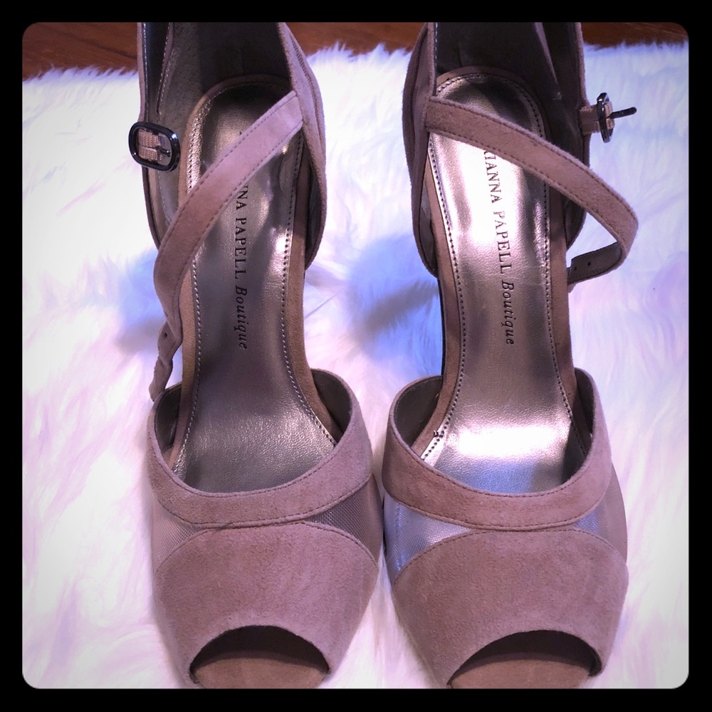 Adrianna Papell boutique open toe heels